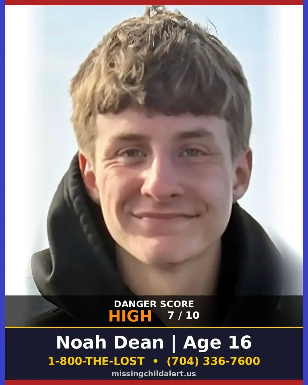 Charlotte Teen Missing - Search Continues for Noah Dean